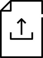 Upload icon symbol image vector