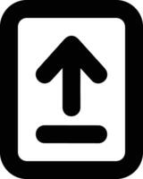 Upload icon symbol image vector