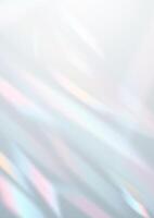 Multicolored light effect and zigzag ribbons falling from above on streamer, tinsel vector