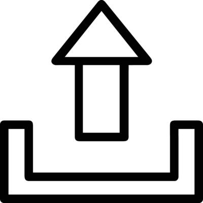 Upload icon symbol image