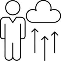 Upload icon symbol image vector