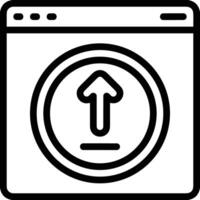 Upload icon symbol image vector
