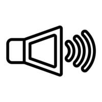 Speaker Line Icon Design vector