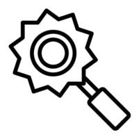Cutter Line Icon Design vector