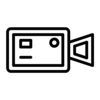 Camera Line Icon Design vector