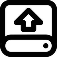 Upload icon symbol image vector
