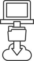 Upload icon symbol image vector
