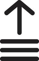 Upload icon symbol image vector