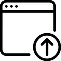 Upload icon symbol image vector