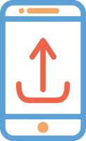 Upload icon symbol image vector