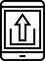 Upload icon symbol image vector