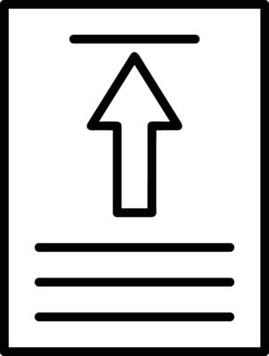 Upload icon symbol image