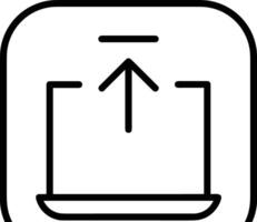Upload icon symbol image vector
