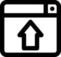 Upload icon symbol image vector