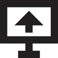Upload icon symbol image vector