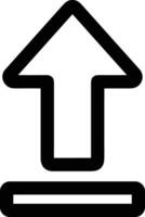 Upload icon symbol image vector