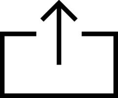 Upload icon symbol image vector