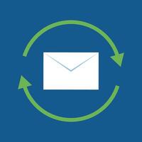Mail . free space for text. Mail logo design. vector