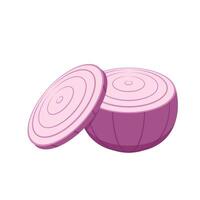 Onion . Onion logo design. Onion on white background. vector