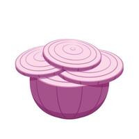 Onion . Onion logo design. Onion on white background. vector