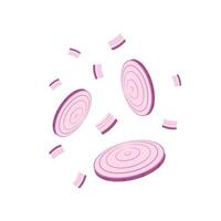 Onion . Onion logo design. Onion on white background. vector