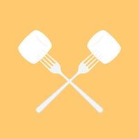White marshmallows isolated on yellow background. vector