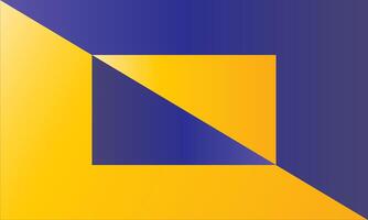 yellow and blue themed rectangle shape background vector