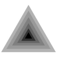 triangle isolated on white background vector