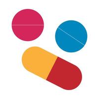 Pills icon for web and mobile app. capsule icon. Drug sign and symbol vector
