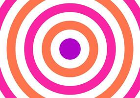 colourful Radial Spiral circle target illustration vector