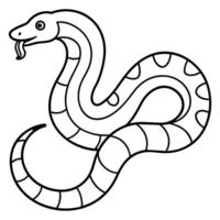 Amethystine Python runs icon illustration vector