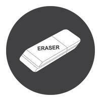 Eraser icon design vector