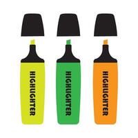 Highlighter icon design vector