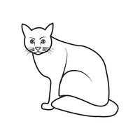 cat icon design vector
