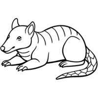 Andrewsarchus dinosaur rests icon illustration vector
