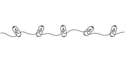Line drawing of battery charging with lightning. Lightning symbol and electricity energy type sign in simple linear style. Doodle illustration vector