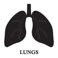 Lung icon design vector