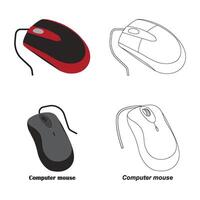 Computer mouse icon vector