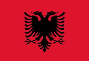 Albania flag illustrator country flags vector