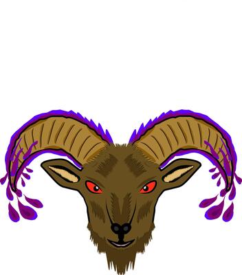 deer and goat head symbols