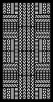 Geometric and simple pattern for panel, background, and cutting art vector