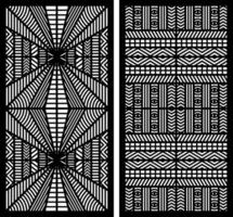 Geometric and simple pattern for panel, background, and cutting art vector