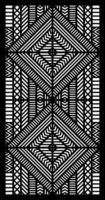 Geometric and simple pattern for panel, background, and cutting art vector