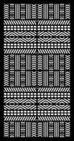 Geometric and simple pattern for panel, background, and cutting art vector
