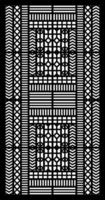 Geometric and simple pattern for panel, background, and cutting art vector