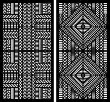 Geometric and simple pattern for panel, background, and cutting art vector