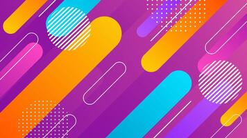 Abstract colorful gradient dynamic background. Modern geometric wallpapers. Beautiful design for templates, banners, covers, websites, pages, and others vector