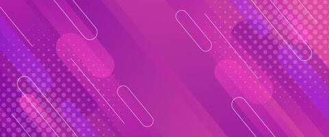 Abstract purple dynamic background. Modern geometric banner background. Beautiful design for templates, banners, covers, websites, pages, and headers vector