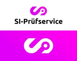 Logo design about letter S monogram and connectivity icon in negative area. vector