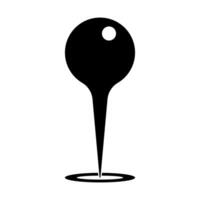 Map pin icon symbol vector